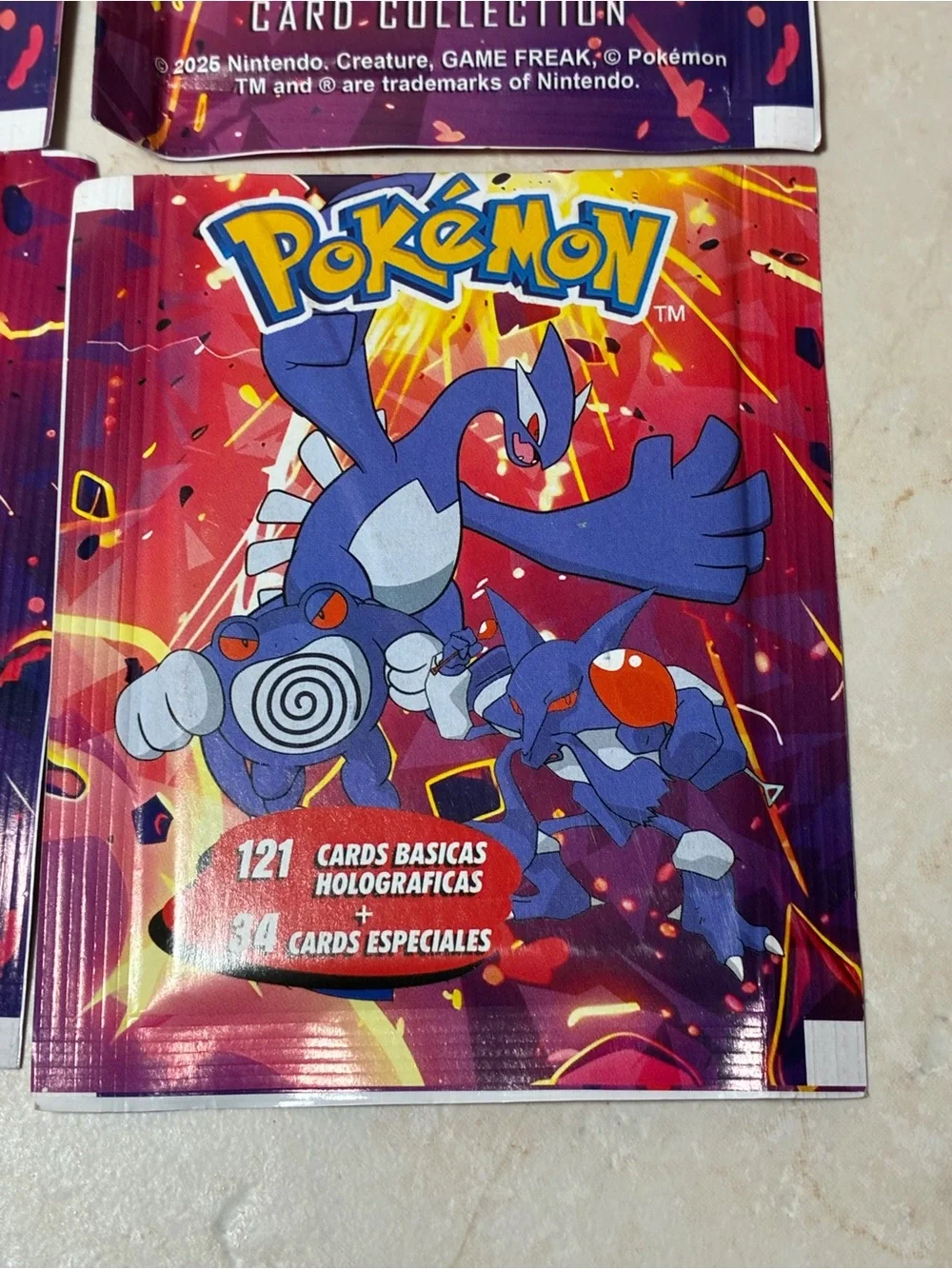 4 packs 2025 Pokemon Crystal Dark Card Collection